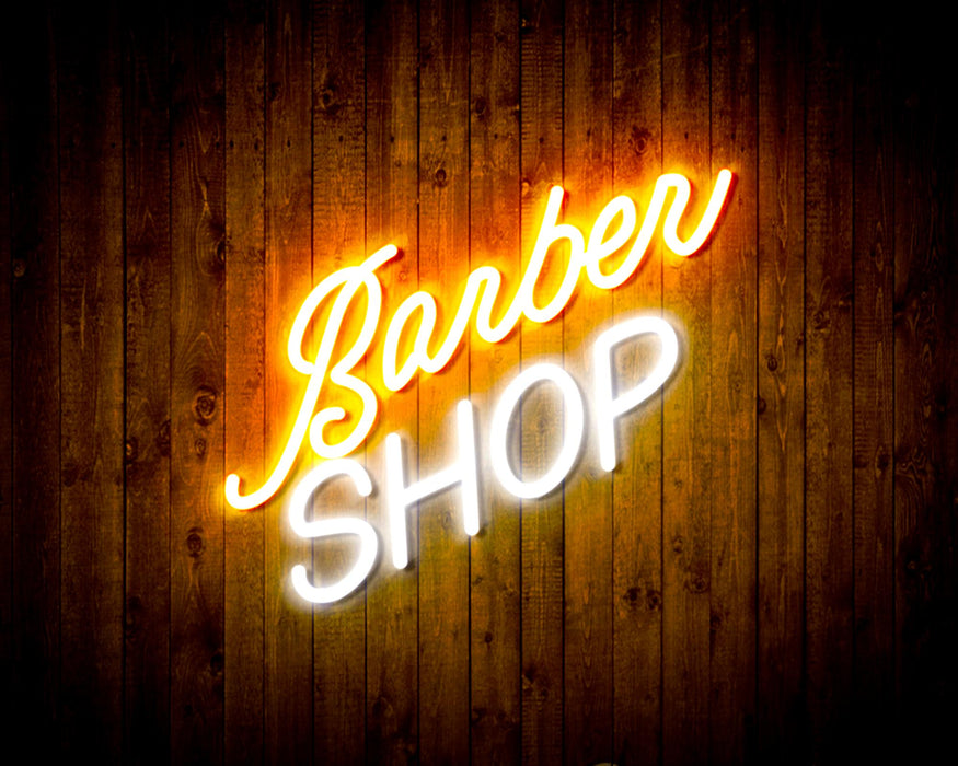 Barber Shop Flex Silicone LED Sign (Neon-Style, LED Technology) - Way Up Gifts