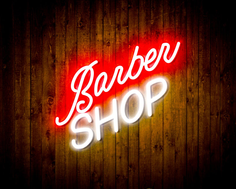 Barber Shop Flex Silicone LED Sign (Neon-Style, LED Technology) - LED Gift Works