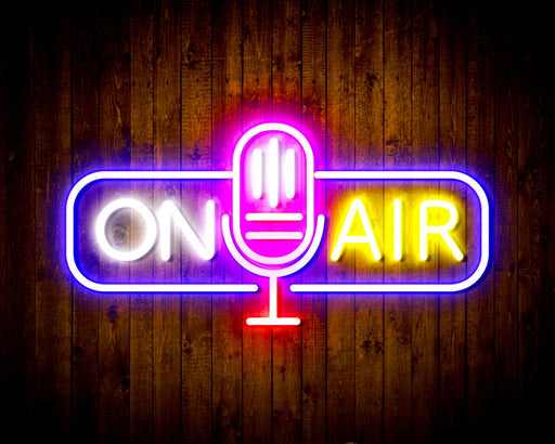 Microphone On Air Flex Silicone LED Sign (Neon-Style, LED Technology) - Way Up Gifts