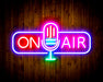 Microphone On Air Flex Silicone LED Sign (Neon-Style, LED Technology) - Way Up Gifts
