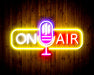 Microphone On Air Flex Silicone LED Sign (Neon-Style, LED Technology) - Way Up Gifts