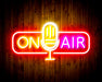 Microphone On Air Flex Silicone LED Sign (Neon-Style, LED Technology) - Way Up Gifts