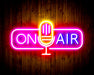 Microphone On Air Flex Silicone LED Sign (Neon-Style, LED Technology) - Way Up Gifts