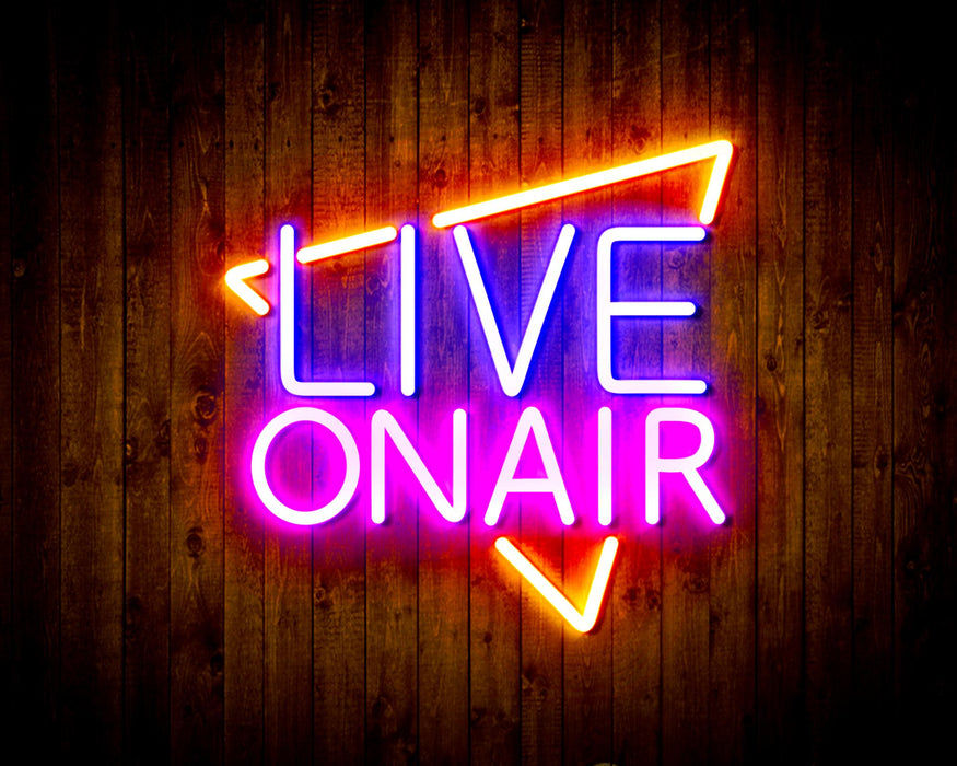 Live On Air Flex Silicone LED Sign (Neon-Style, LED Technology) - Way Up Gifts
