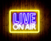 Live On Air Flex Silicone LED Sign (Neon-Style, LED Technology) - LED Gift Works