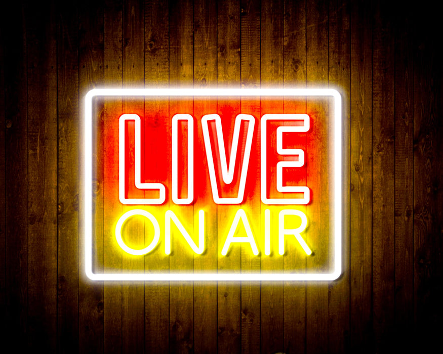Live On Air Flex Silicone LED Sign (Neon-Style, LED Technology) - Way Up Gifts