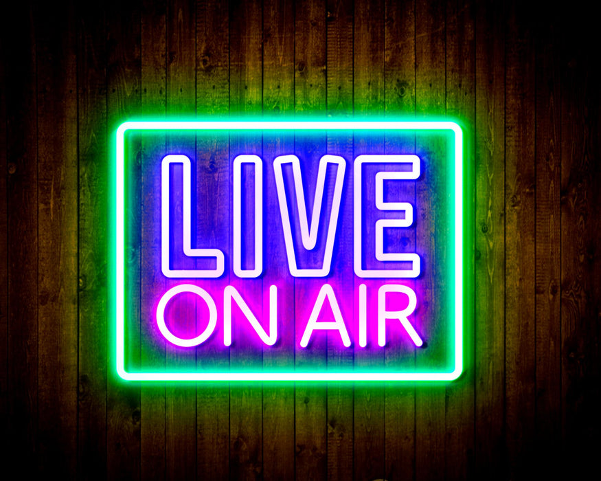 Live On Air Flex Silicone LED Sign (Neon-Style, LED Technology) - Way Up Gifts