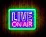 Live On Air Flex Silicone LED Sign (Neon-Style, LED Technology) - Way Up Gifts