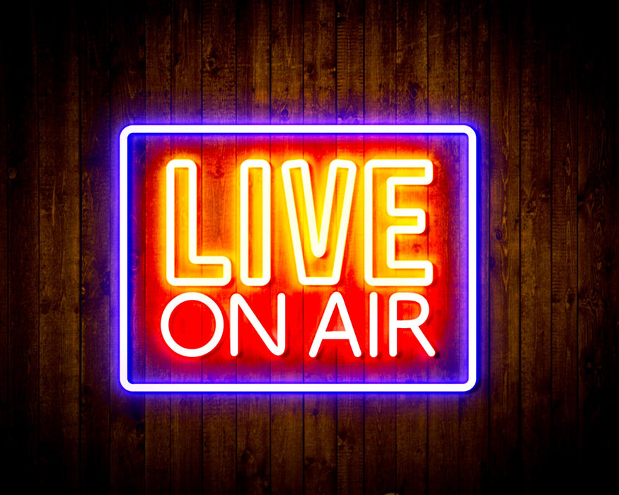 Live On Air Flex Silicone LED Sign (Neon-Style, LED Technology) - Way Up Gifts