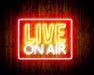 Live On Air Flex Silicone LED Sign (Neon-Style, LED Technology) - Way Up Gifts