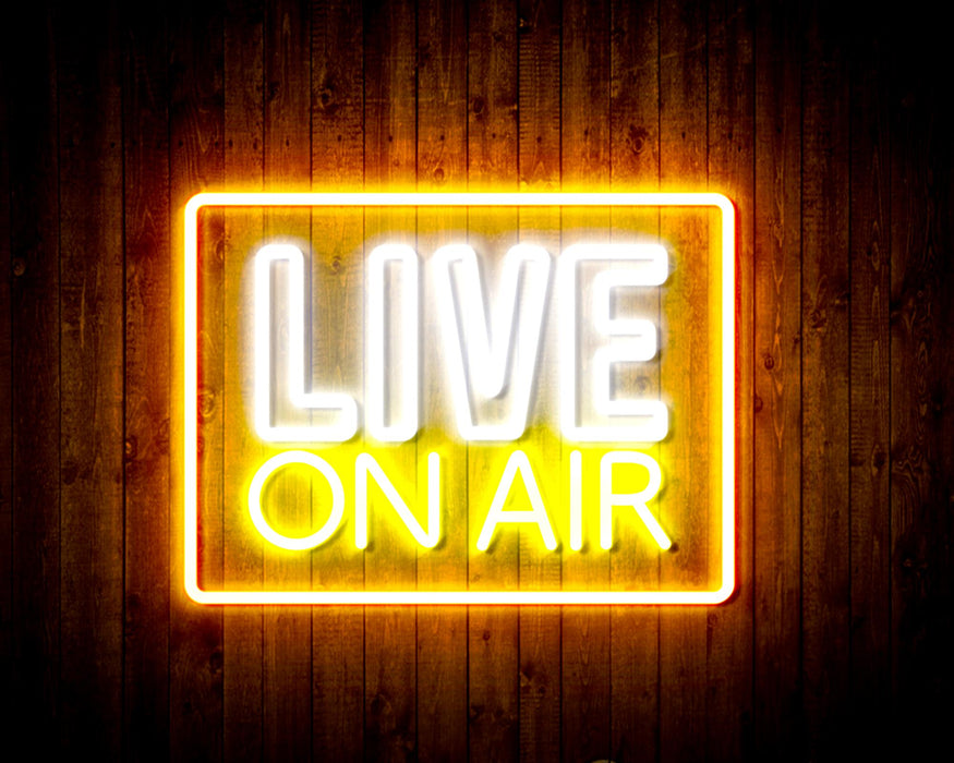 Live On Air Flex Silicone LED Sign (Neon-Style, LED Technology) - Way Up Gifts