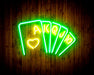 Poker Royal Flush Flex Silicone LED Sign (Neon-Style, LED Technology) - Way Up Gifts