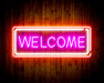 Welcome Flex Silicone LED Sign (Neon-Style, LED Technology) - Way Up Gifts