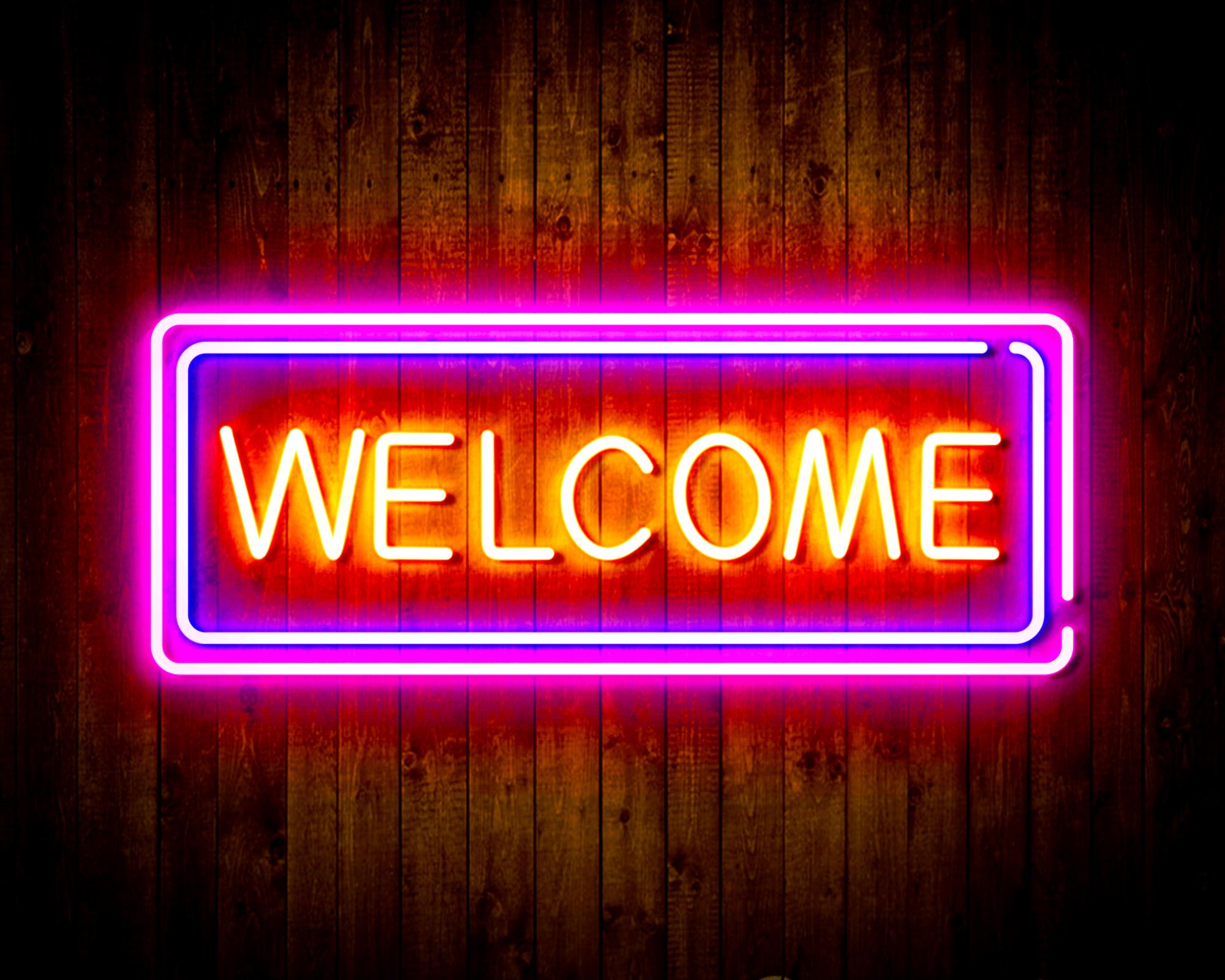 Welcome Flex Silicone LED Sign (Neon-Style, LED Technology) — LED