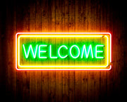 Welcome Flex Silicone LED Sign (Neon-Style, LED Technology) - LED Gift Works