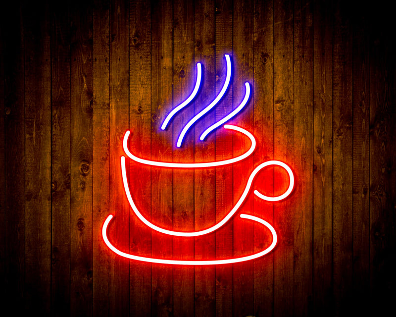 Coffee Cup Flex Silicone LED Sign (Neon-Style, LED Technology) - LED Gift Works