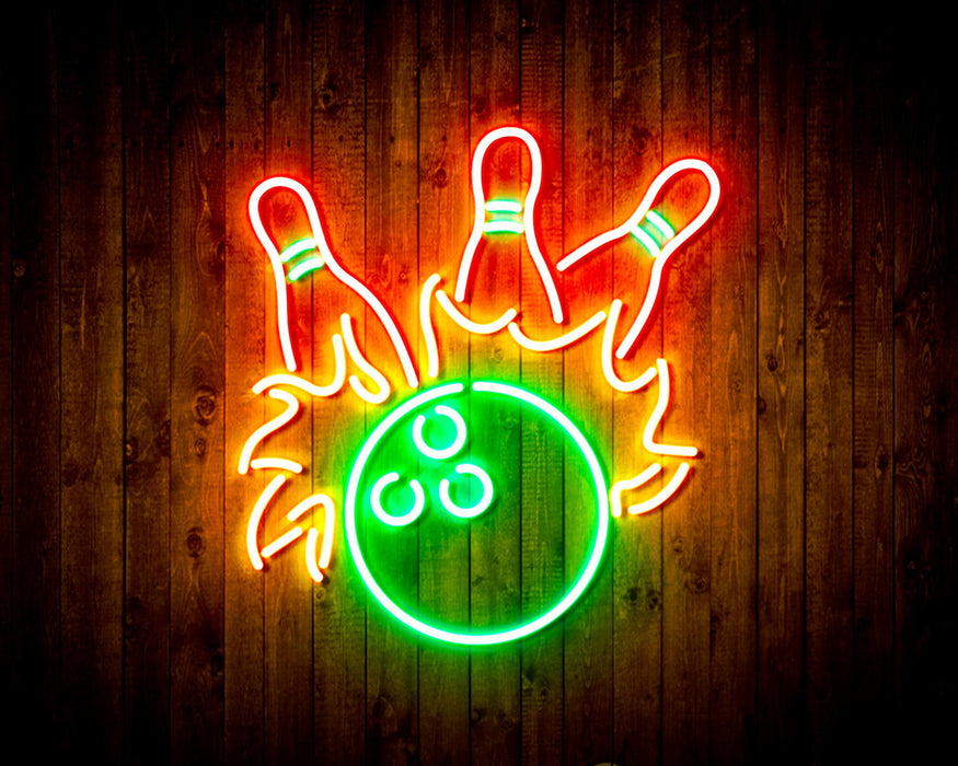Bowling Flex Silicone LED Sign (Neon-Style, LED Technology) - Way Up Gifts