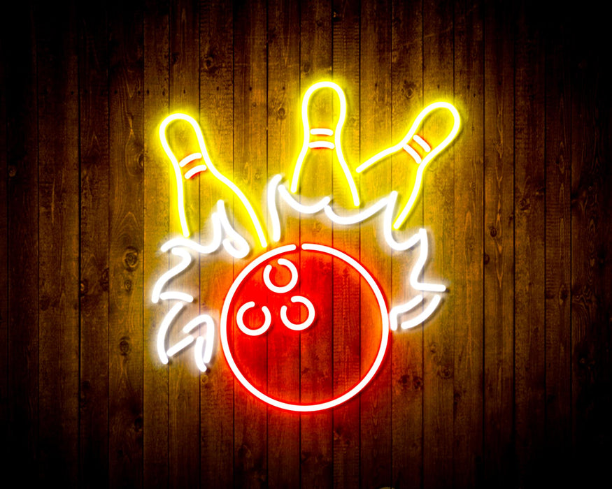 Bowling Flex Silicone LED Sign (Neon-Style, LED Technology) - Way Up Gifts