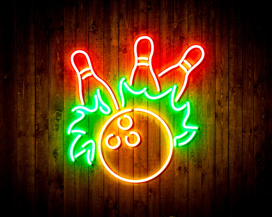 Bowling Flex Silicone LED Sign (Neon-Style, LED Technology) - Way Up Gifts