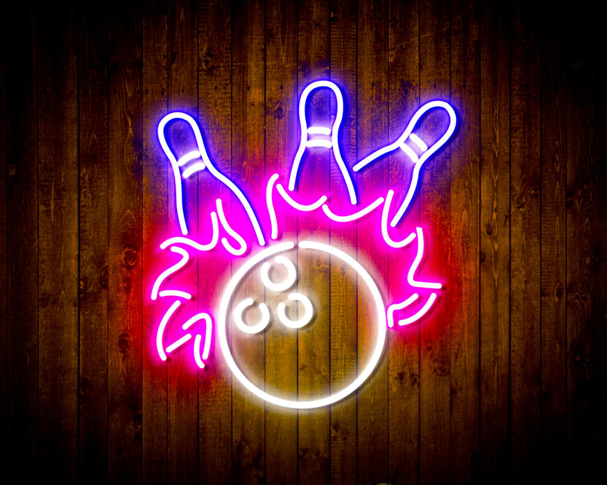 Bowling Flex Silicone LED Sign (Neon-Style, LED Technology) - Way Up Gifts