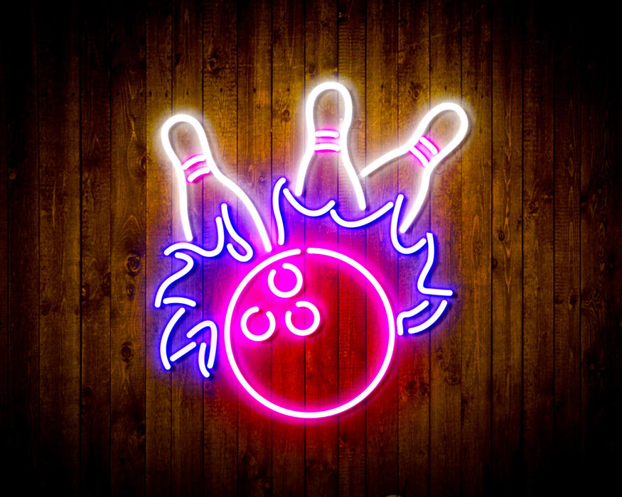 Bowling Flex Silicone LED Sign (Neon-Style, LED Technology) - Way Up Gifts