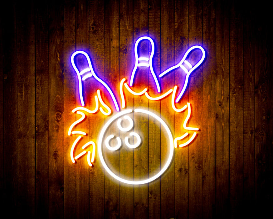 Bowling Flex Silicone LED Sign (Neon-Style, LED Technology) - Way Up Gifts