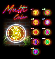 Bitcoin Symbol Flex Silicone LED Sign (Neon-Style, LED Technology) - LED Gift Works