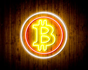 Bitcoin Symbol Flex Silicone LED Sign (Neon-Style, LED Technology) - LED Gift Works