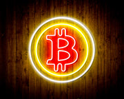 Bitcoin Symbol Flex Silicone LED Sign (Neon-Style, LED Technology) - LED Gift Works