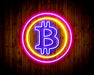 Bitcoin Symbol Flex Silicone LED Sign (Neon-Style, LED Technology) - Way Up Gifts