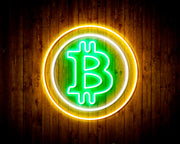 Bitcoin Symbol Flex Silicone LED Sign (Neon-Style, LED Technology) - LED Gift Works