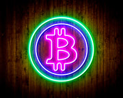 Bitcoin Symbol Flex Silicone LED Sign (Neon-Style, LED Technology) - LED Gift Works