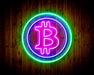 Bitcoin Symbol Flex Silicone LED Sign (Neon-Style, LED Technology) - Way Up Gifts
