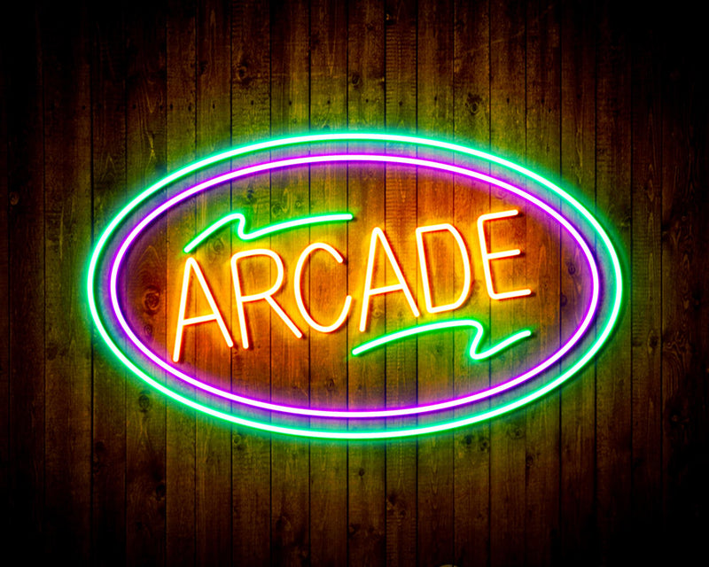 Arcade Flex Silicone LED Sign (Neon-Style, LED Technology) - LED Gift Works