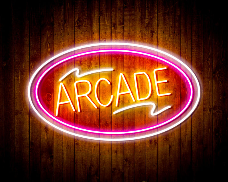Arcade Flex Silicone LED Sign (Neon-Style, LED Technology) - LED Gift Works