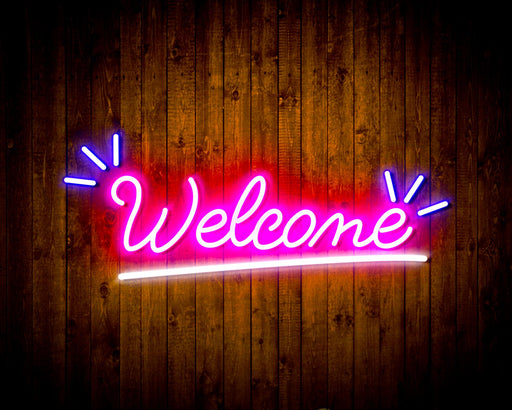 Welcome Flex Silicone LED Sign (Neon-Style, LED Technology) - Way Up Gifts