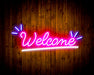 Welcome Flex Silicone LED Sign (Neon-Style, LED Technology) - Way Up Gifts