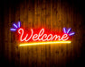 Welcome Flex Silicone LED Sign (Neon-Style, LED Technology) - Way Up Gifts