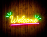 Welcome Flex Silicone LED Sign (Neon-Style, LED Technology) - Way Up Gifts