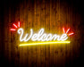 Welcome Flex Silicone LED Sign (Neon-Style, LED Technology) - Way Up Gifts
