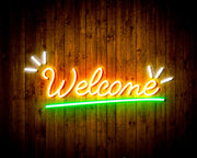 Welcome Flex Silicone LED Sign (Neon-Style, LED Technology) - LED Gift Works