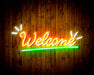 Welcome Flex Silicone LED Sign (Neon-Style, LED Technology) - Way Up Gifts
