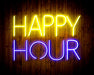 Happy Hour Flex Silicone LED Sign (Neon-Style, LED Technology) - Way Up Gifts