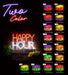 Happy Hour Flex Silicone LED Sign (Neon-Style, LED Technology) - Way Up Gifts