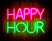 Happy Hour Flex Silicone LED Sign (Neon-Style, LED Technology) - LED Gift Works