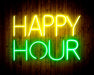 Happy Hour Flex Silicone LED Sign (Neon-Style, LED Technology) - Way Up Gifts