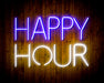 Happy Hour Flex Silicone LED Sign (Neon-Style, LED Technology) - Way Up Gifts