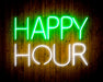 Happy Hour Flex Silicone LED Sign (Neon-Style, LED Technology) - Way Up Gifts