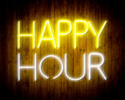 Happy Hour Flex Silicone LED Sign (Neon-Style, LED Technology) - LED Gift Works