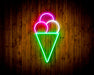 Ice Cream Cone Flex Silicone LED Sign (Neon-Style, LED Technology) - Way Up Gifts